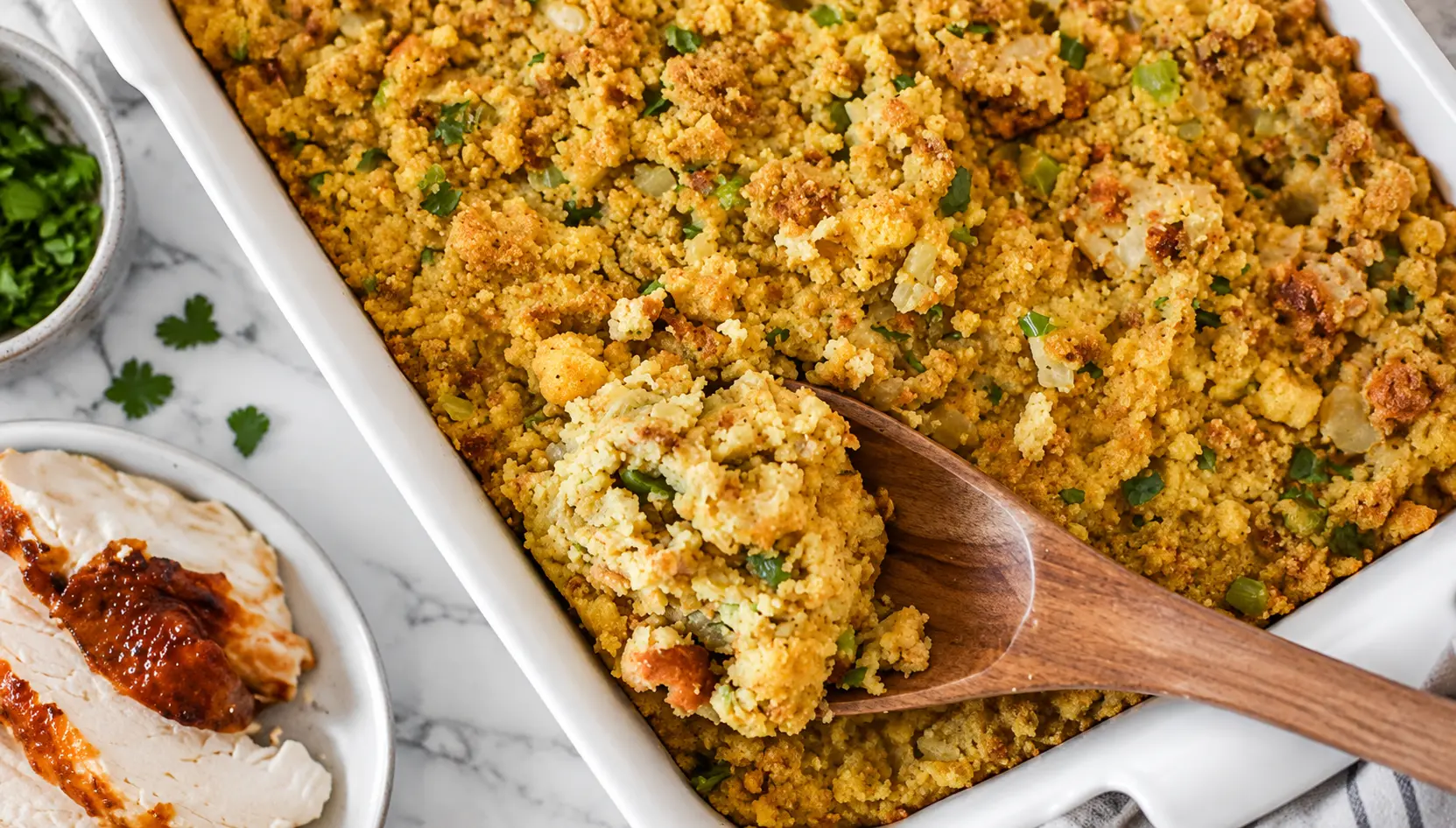 Southern cornbread dressing